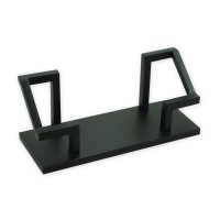 Artsondesk Modern Art Business Card Stand Holder Bk301 Steel Black Patented Desk Accessory Name Card Case Plate Display Office O