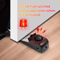 Towode Upgraded Door Stop Alarm 3Pack Stoppers Security With 120 Db Great Gift For Traveling Hotel Home Apartment Stopper To