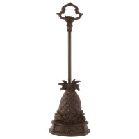 Treasure Gurus Heavy Cast Iron Pineapple Door Porter Door Stop With Carry Handle