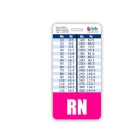 Rn Nurse Badge Buddy Wpink Border Vertical