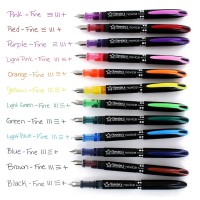 Thorntons Art Supply Disposable Fine Fountain Pens Pack Of 12 Tosdfpast12F