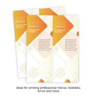 Printworks Professional Perforated Paper For Menus Booklets Forms And More 85 X 11 20 Lb 1 Vertical Perf 425 From Left