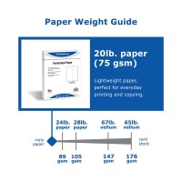 Printworks Professional Perforated Paper For Menus Booklets Forms And More 85 X 11 20 Lb 1 Vertical Perf 425 From Left