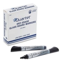 Quartet Premium Glass Board Dry Erase Marker Bullet Tip Black