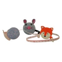 Magjo Blue Turtle Crochet Designed Animals Tape Measure