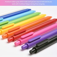 Retractable Gel Pens 20 Assorted Colors