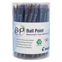 Pilot B2P Bottle2Pen Recycled Ballpoint Pen Retractable Medium 1 Mm Assorted Ink And Barrel Colors 36Pack