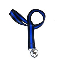 Wigspedia Thin Blue Line Thin Red Line Neck Lanyards Keychain For Keyid Holder Thin Blue Line Lanyard