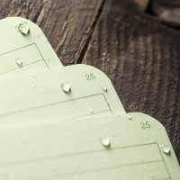 Rite In The Rain Weatherproof Ministapled Notebook 3 14 X 4 58 Green Cover Universal Pattern 3 Pack No 971Fxm 4