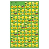 Trend Enterprises Inc Emoji Cheer Superspots Stickers 800 Ct Yellow