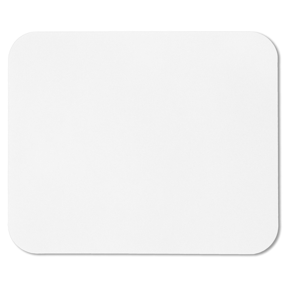 Quality Selection Mouse Pad White Nonslip Rubber Base Computer Mousepad Tracking Accuracy And Smooth Surface Mouse Control Sta