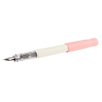 Pilot Kakuno Fountain Pen Whitepink Barrel Fine Nib 90122