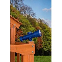 Plastic Playset Telescope Blue Compatible With Most Wooden Swing Sets Imaginative Play Hardware Included Easy To Insta