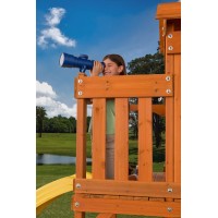 Plastic Playset Telescope Blue Compatible With Most Wooden Swing Sets Imaginative Play Hardware Included Easy To Insta