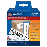 Brother Printer Continuous Length White Paper Tape Dk2223