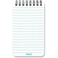 Rite In The Rain Waterproof Durarite Top Spiral Notebook 3 X 5 White Cover Universal Pattern No 635