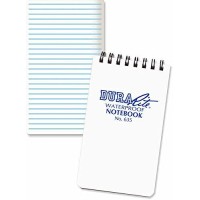 Rite In The Rain Waterproof Durarite Top Spiral Notebook 3 X 5 White Cover Universal Pattern No 635