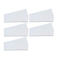 Magna Visual 1 X 3 White Precut Write On Wipe Off Magnetic Strips 25 Pack