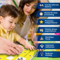 Reusable Reward Chart For Kids Premium Durable Plastic Autism Sticker Chart For Kids Behavior Behavior Chart For Preschool