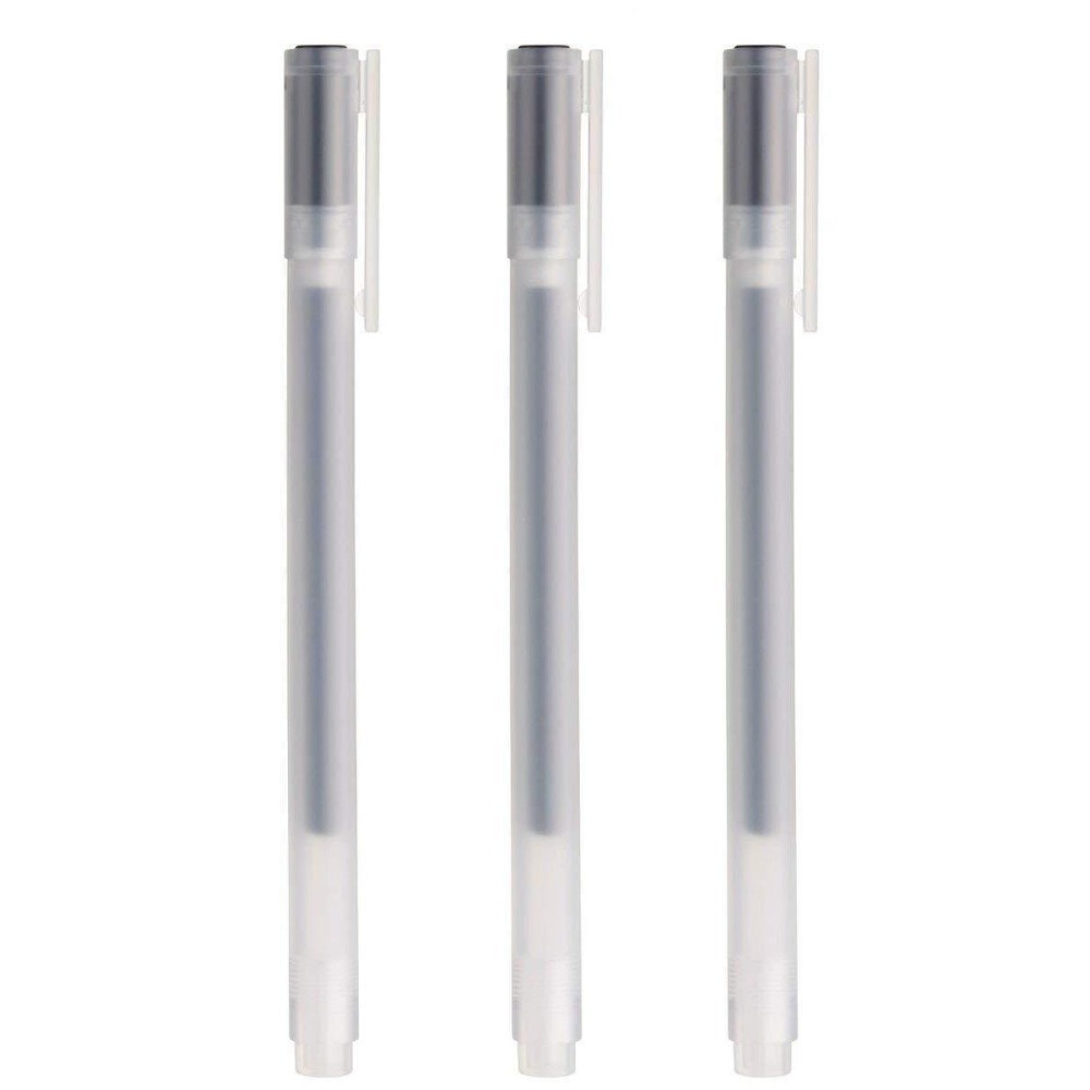 Muji Gel Ink Ball Point Pen Black 038Mm Pack Of 3 Japan Import