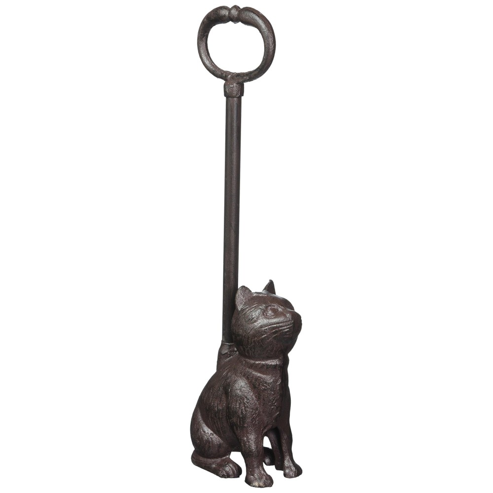 Cast Iron Door Stops Cat Handle