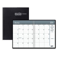 House Of Doolittle Recycled 24Month Ruled Monthly Planner 8 12 X 11 Black 20182019 262002