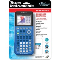 Texas Instruments Ti84 Plus Ce Color Graphing Calculator Bionic Blue Small