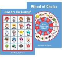 My Moods My Choices How Are You Feeling And Wheel Of Choice Monster Posters 20 Different Moodsemotions Educational Too