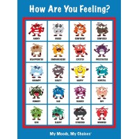 My Moods My Choices How Are You Feeling And Wheel Of Choice Monster Posters 20 Different Moodsemotions Educational Too