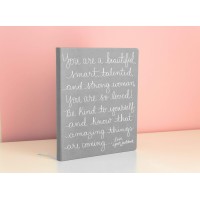 World Traveler Eccolo Dayna Lee Collection Grey Love Your Notebook 8X10 Inspiring Hardcover Journalnotebook 256 Acidfree