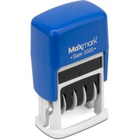 Maxmark 2000 Dater Self Inking Date Stamp Blue