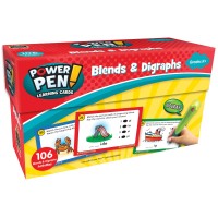 Teacher Created Resources Power Pen Learning Cards Blends Digraphs