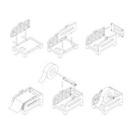 Rollo Thermal Label Holder For Rolls And Fanfold Labels Shipping Label Holder For Thermal Printer