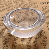 Ownmy 4 Crystal Glass Magnifier Glide Paperweight Magnifying Glass Dome Crystal Half Ball Sphere Lens For Photographydecora