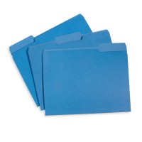 File Folder 13 Cut Tab Letter Size Blue Great For Organizing And Easy File Storage 100 Per Box