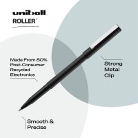 Uniball Roller Pens 72 Count Black Rollerballs Pens 05Mm Micro Tip Size Smooth Writing Japanese Pens School Supplies