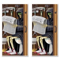 Beistle Grim Reaper Restroom Door Cover Pack Of 2