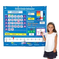 Eai Education Daily Math Calendar Pocket Chart 35 X 35