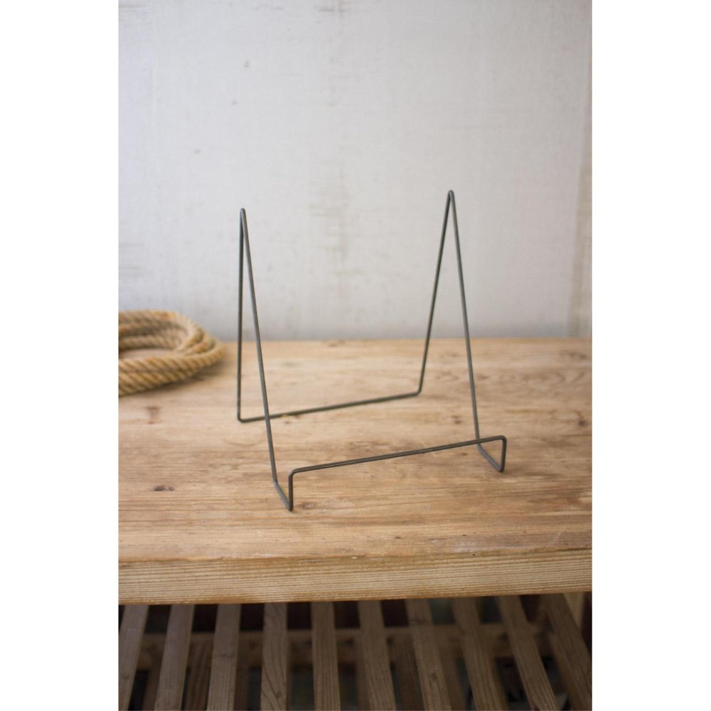 WIRE EASEL WITH BRASS FINISH LARGE