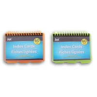 2 Index Cards Spiral Bound Pads With Dividers 60 Cards In Each Pad 3 X 5 Inch