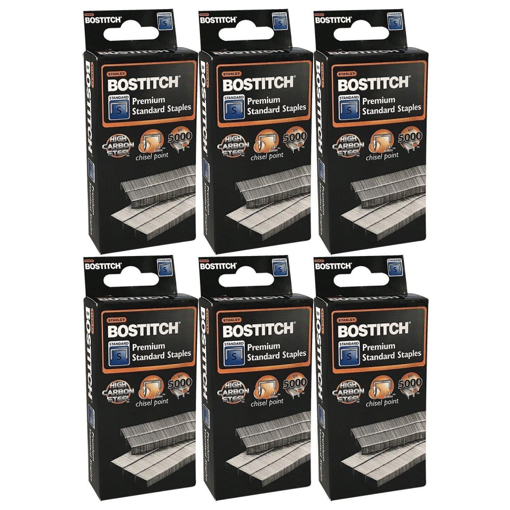 Stanley Bostitch Premium Standard Staples 14 6Mm High Carbon Steel Chisel Point Bulk 30 000 Value Pack Sbs1914Cpr