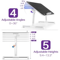 Laptop Bed Tray Table Nearpow Larger Size Adjustable Laptop Bed Stand Portable Standing Table With Foldable Legs Foldable L