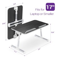 Laptop Bed Tray Table Nearpow Larger Size Adjustable Laptop Bed Stand Portable Standing Table With Foldable Legs Foldable L