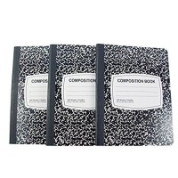 Marble Composition Books 3 Pack 100 Sheets Each 934X712 Inch247X190Cm