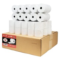 48 Gsm Paper Thickness 2 14 X 230Ft 1Ply Thermal Paper 50 Rolls Bpa Free Cash Register Tape Sharp 01Pu 01Pu Era520 Er