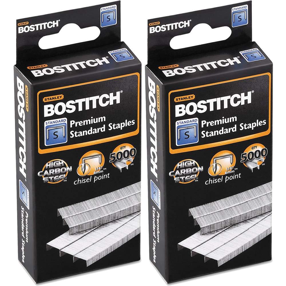 Bostitch Premium Standard Staples Fullstrip 025 Inch Leg 5 000 Per Box Sbs1914Cp