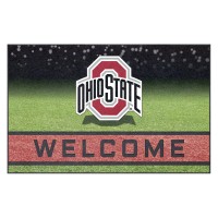 Fanmats 19971 Ohio State Buckeyes Crumb Rubber Outdoor Door Mat 18In X 30In