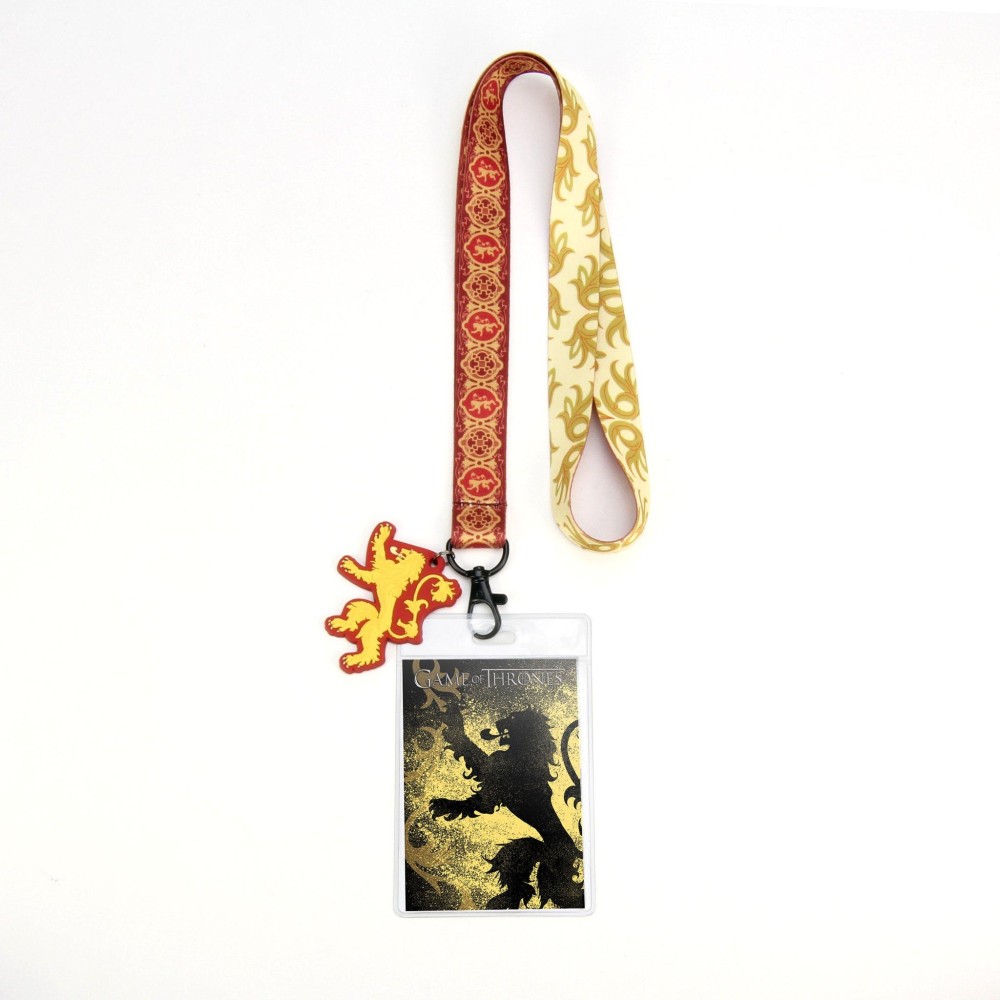 Game Of Thrones House Lannister Lanyard