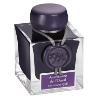 J Herbin 1798 Anniversary Inks Silver Sheen 50 Ml Bottled Amethyste De Loural Rich Deep Purple Ink