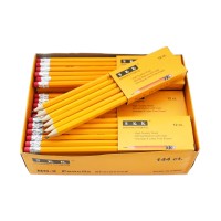 Skkstationery Presharpened Pencils Pencils Sharpened With Eraser Top 2 Hb Pencil 144Box